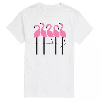 Футболка Big & Tall Flamingos Licensed Character