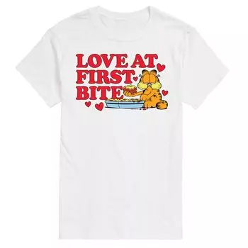 Футболка Big & Tall Garfield Love First Bite License, белый