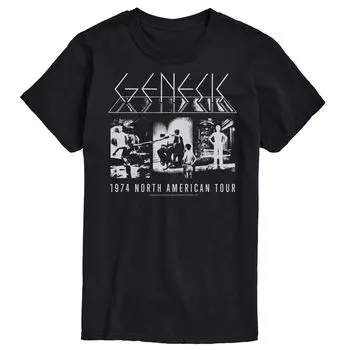 Футболка Big & Tall Genesis Tour 74 Licensed Character, черный