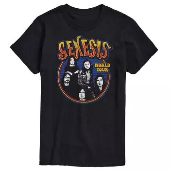 Футболка Big & Tall Genesis World Tour Licensed Character, черный
