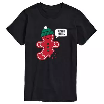 Футболка Big & Tall Gingerbread Leg Hurts Licensed Character