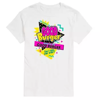 Футболка Big & Tall Good Burger Welcome с графическим рисунком License, белый