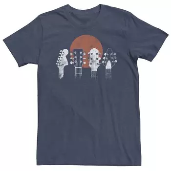 Футболка Big & Tall Guitar Headline Licensed Character, цвет Navy Heather