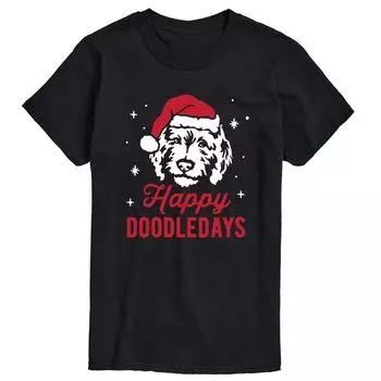 Футболка Big & Tall Happy Doodledays Licensed Character, черный
