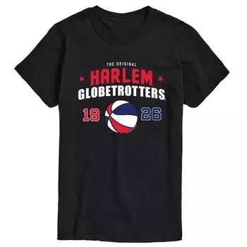 Футболка Big & Tall Harlem Globetrotter 1926 года Licensed Character, черный