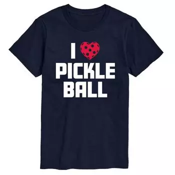 Футболка Big & Tall I Love Pickleball Licensed Character, синий