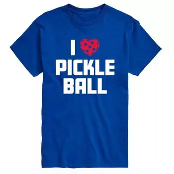 Футболка Big & Tall I Love Pickleball Licensed Character, синий