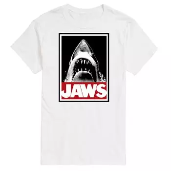 Футболка Big & Tall Jaws The Giant Licensed Character, белый