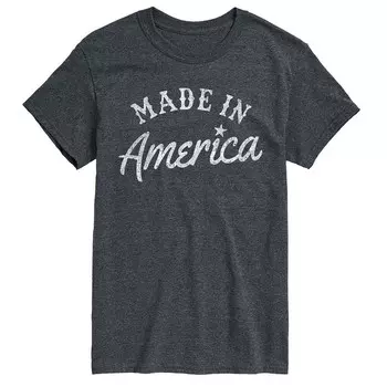 Футболка Big & Tall Made In America Licensed Character, серый