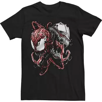 Футболка Big & Tall Marvel Carnage и Venom Licensed Character, черный