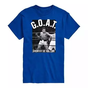 Футболка Big & Tall Mohammed Ali Goat Tee Licensed Character, синий