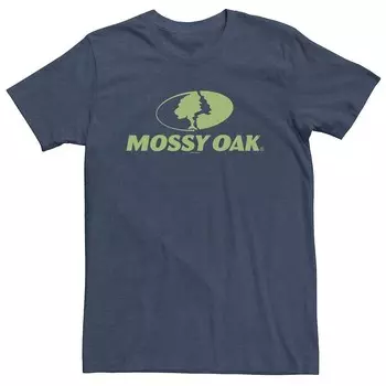 Футболка Big & Tall Mossy Oak с логотипом Licensed Character, цвет Navy Heather
