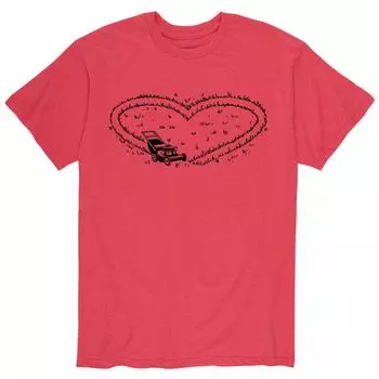Футболка Big & Tall Mower Heart на День святого Валентина Licensed Character