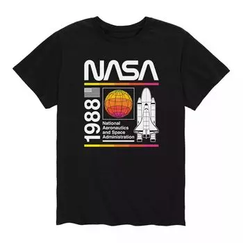 Футболка Big & Tall NASA 1988 года в стиле ретро Licensed Character