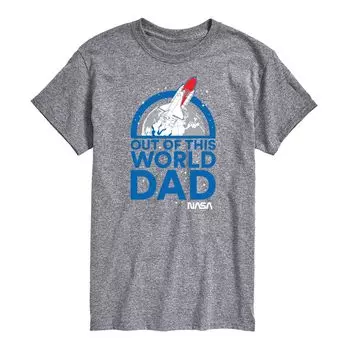 Футболка Big & Tall NASA Out Of World Dad Licensed Character