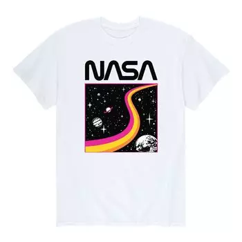 Футболка Big & Tall NASA Worm Star Field Licensed Character