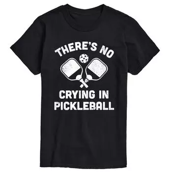 Футболка Big & Tall No Crying Pickleball Licensed Character, черный