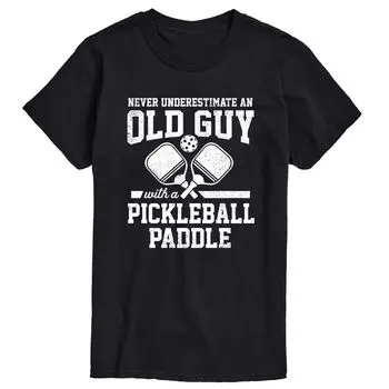 Футболка Big & Tall Old Guy Pickleball Licensed Character, черный