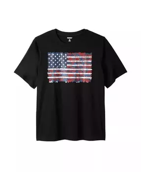 Футболка Big & Tall от Kingразмера Americana Liberty Blues, зеленый