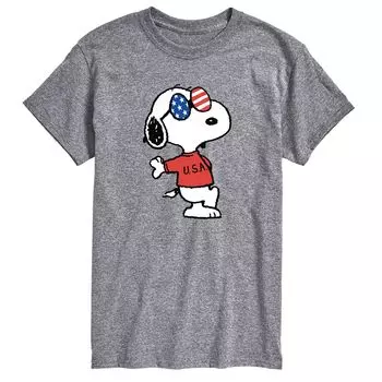 Футболка Big & Tall Peanuts Americana Snoopy Licensed Character