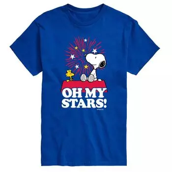 Футболка Big & Tall Peanuts Oh My Stars Licensed Character