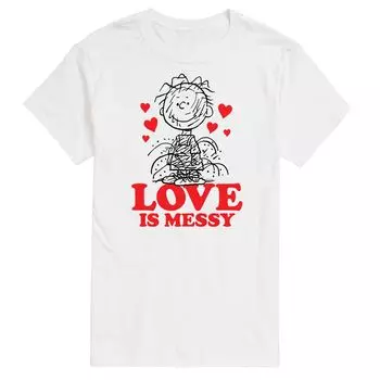 Футболка Big & Tall Peanuts Pigpen Love Messy Licensed Character