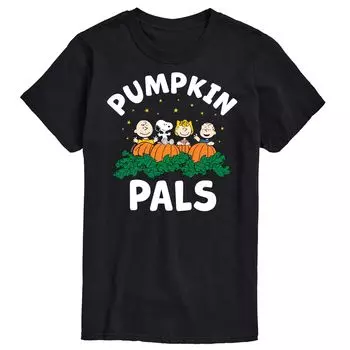 Футболка Big & Tall Peanuts Pumpkin Pals Licensed Character, черный