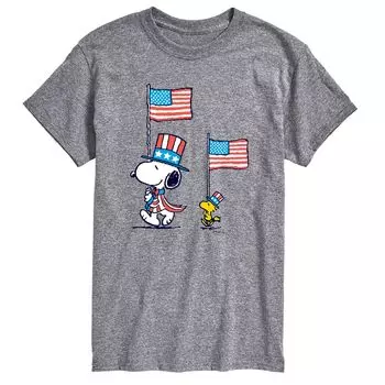 Футболка Big & Tall Peanuts Snoopy Woodstock Licensed Character