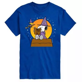 Футболка Big & Tall Peanuts Sorcerer Snoopy Licensed Character, синий