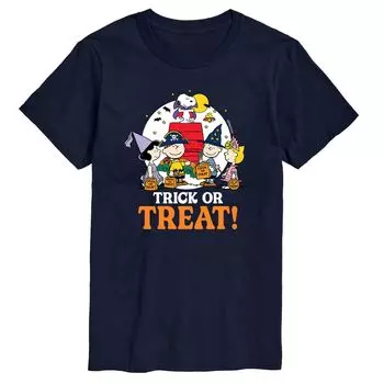 Футболка Big & Tall Peanuts Trick Or Treat Licensed Character, синий