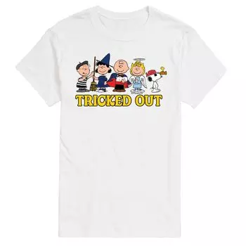 Футболка Big & Tall Peanuts Tricked Out Licensed Character, белый