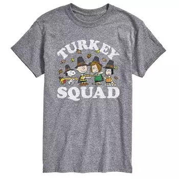 Футболка Big & Tall Peanuts Turkey Squad Licensed Character