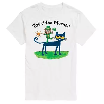 Футболка Big & Tall Pete The Cat O The Mornin' Licensed Character, белый