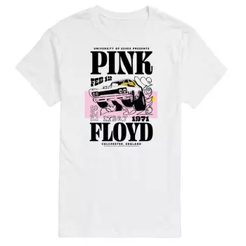 Футболка Big & Tall Pink Floyd 1971 Licensed Character, белый
