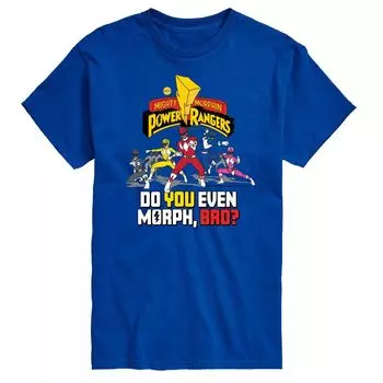 Футболка Big & Tall Power Rangers Morph Bro, Blue Licensed Character, синий