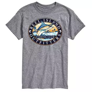 Футболка Big & Tall Reel Island Outfitters Licensed Character, серый