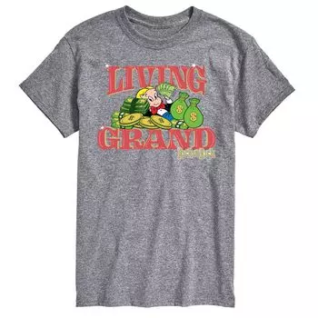 Футболка Big & Tall Richie Rich Living Grand с графическим рисунком Licensed Character