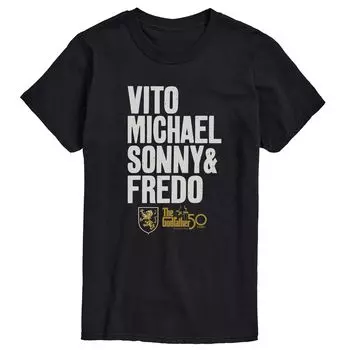 Футболка Big & Tall с персонажами «Крёстного отца» License