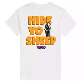 Футболка Big & Tall Spyro из шкуры овцы Licensed Character, белый