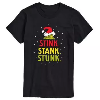 Футболка Big & Tall Stink The Stank Stunk Licensed Character, черный