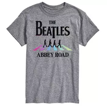 Футболка Big & Tall The Beatles Abbey Road Licensed Character, серый