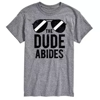 Футболка Big & Tall The Big Lebowski The Dude Abides License, серый