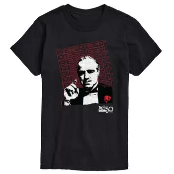 Футболка Big & Tall The Godfather Respect Licensed Character, черный