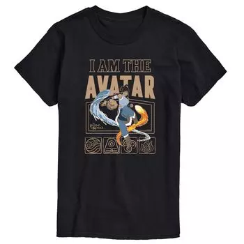 Футболка Big & Tall The Legend of Korra I Am The Avatar с рисунком License