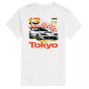 Футболка Big & Tall Tokyo Racing Club License, белый