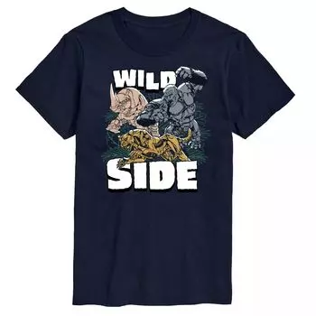 Футболка Big & Tall Transformers Wild Side с графическим рисунком Licensed Character, синий