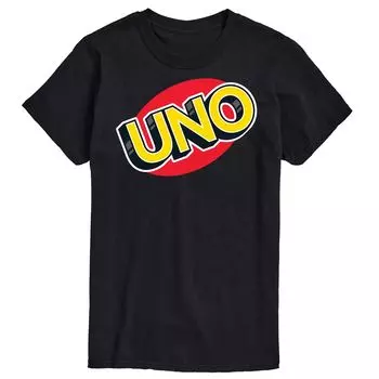 Футболка Big & Tall UNO с логотипом Licensed Character, черный