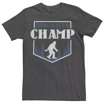 Футболка Big & Tall в прятки Champ Bigfoot Licensed Character, цвет Charcoal Heather