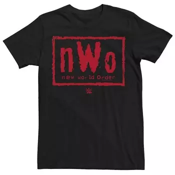 Футболка Big & Tall WWE Team New World Order с рисунком Licensed Character, черный