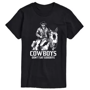 Футболка Big & Tall Yellowstone Goodbye, Black Licensed Character, черный